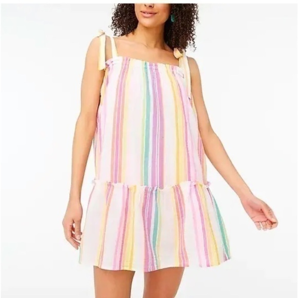 NWT J Crew Striped MIDI Sundress